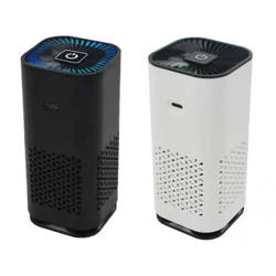 20CC Ultra Quiet Air Purifier Negativ Ion Auto Air Cleaner HEPA Loftfilter fir Ultra-fein Staub a Kleng Partikel ze filteren
