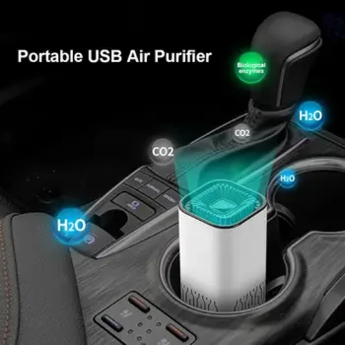 Bộ lọc không khí ion âm USB di động Bộ lọc máy lọc không khí ion âm tại nhà với bộ lọc HEPA Máy khử mùi khử mùi