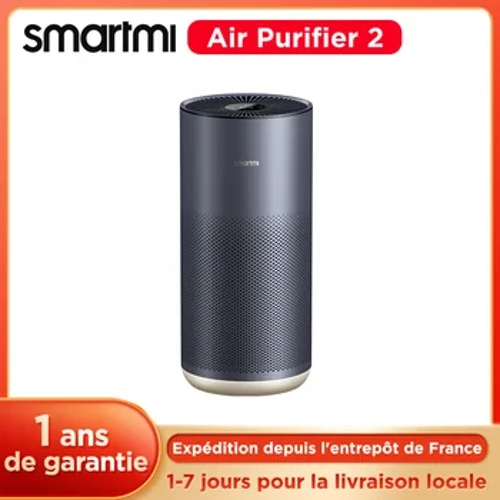 Purificator de aer Smartmi 2 KQJHQ02ZM, 380 m³/h PCADR, lumină UV încorporată, ecran tactil OLED, senzor de particule laser, control inteligent