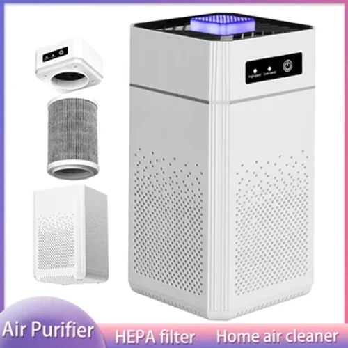 2024 Xiaomi Air Purifier Negative Ions Generator Remover Odor Smoke for Car Room Kitchen with HEPA Filter Air Freshener Cleaner