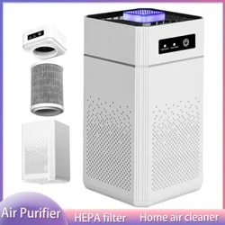 2024 Xiaomi Air Purifier Negative Ions Generator Remover Odor Smoke for Car Room Kitchen with HEPA Filter Air Freshener Cleaner