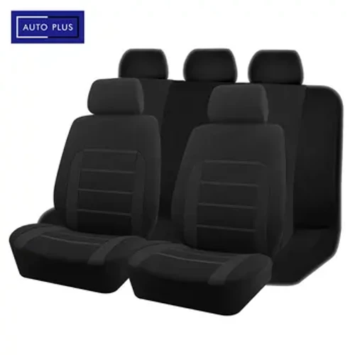 ʻO AUTO PLUS Universal Fabric Nā uhi noho kaʻa kūpono no ka hapa nui o nā kaʻa SUV Truck Van nā mea pono o nā kaʻa o loko