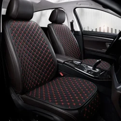 Sarung Kursi Mobil Kulit Set Four Seasons Pelindung Kursi Belakang Depan Mobil Bantalan Pad Mat Auto Interior Aksesoris Universal