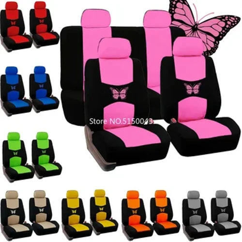 Coprisedili per auto di moda Coprisedili per auto universali Coprisedili per auto per donne Accessori interni per auto (9 colori)