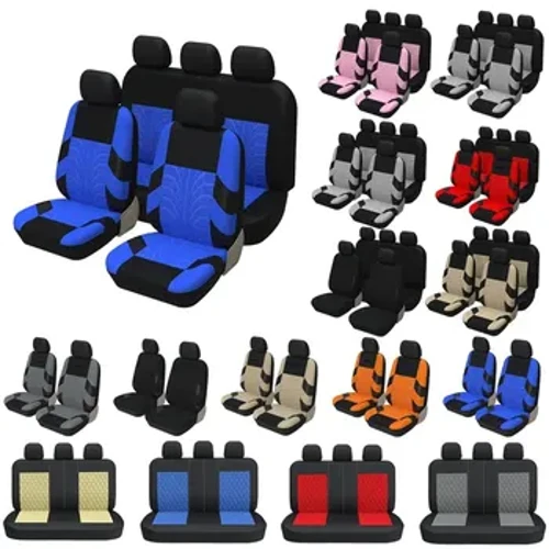 Gorchuddion Sedd Car Set Polyester Ffabrig Cyffredinol Yn ffitio'r rhan fwyaf o geir yn gorchuddion Amddiffynnydd Sedd Car Ar gyfer Nissan Teana Ar gyfer Renault Kadjar F3