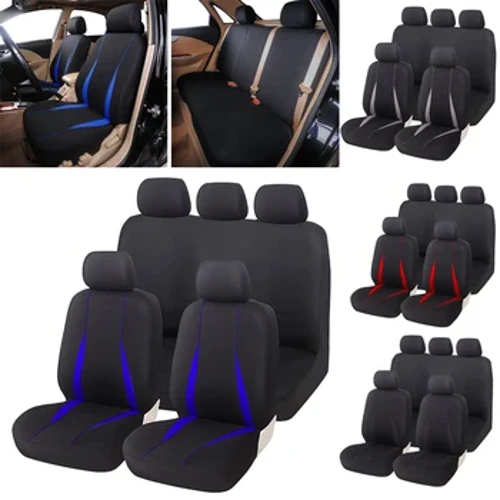 AUTOYOUTH, 9 Uds., fundas universales para asientos de coche, fundas protectoras para automóviles, fundas para asientos de automóviles para nissan 2001, Gazelle, Kia Cerato
