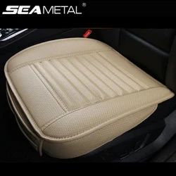 Sedd Car Lledr Universal Gorchuddio tu mewn Automobiles Seddi Clawr Mats Auto Sedd-Gorchudd Clustog Amddiffynnydd Cadair Padiau Affeithwyr