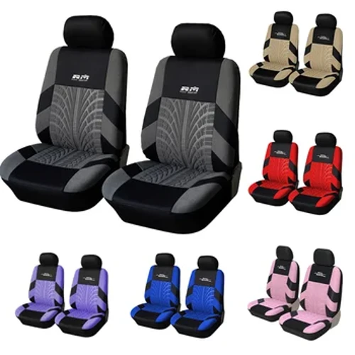 2 Chiếc Đa Năng Ghế Vải Polyester Bảo Vệ Nệm Ghế Ngồi Trang Trí Thời Trang Ghế Ô Tô Nhiều Màu Sắc