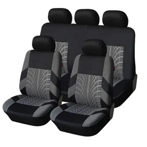 Gorchuddion Sedd Car Set Llawn Mainc Gefn Rhaniad Blaen Ar gyfer Cloth Car Universal Gorchuddion Mewnol Modurol SUV Sedan Van