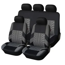 Auto Seat Cover Full Set Front Split Rear Bench Fir Auto Universal Stoff SUV Sedan Van Automotive Interieur Coveren
