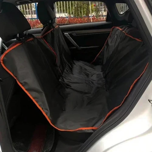 Husă scaun auto pentru câini pentru bancheta din spate, hamac durabil din material Oxford, rezistent la zgârieturi, husă pentru scaun pentru animale de companie pentru mașini, camioane și SUV-uri