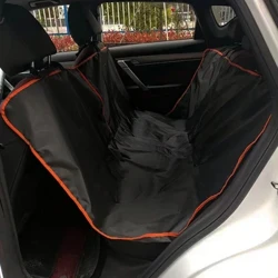 Hond Autositz Cover fir Récksëtz, Oxford Stoff haltbar kraazbeständeg Hond Hängmatt, Hausdéier Sëtz Cover Protector fir Autoen, Camionen an SUVs