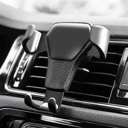 ʻO Gravity kaʻa paʻa no ke kelepona Air Vent Clip Mount Mobile Cell Stand Smartphone GPS Support No iPhone 13 12 Xiaomi Samsung Phone