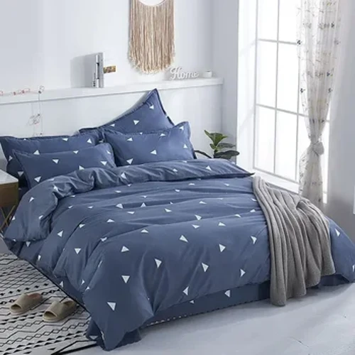 Capa de edredão amigável à pele, capa de edredão de outono e inverno, capa de estudante, lençol, cama de casal, conjunto de capa de edredão único