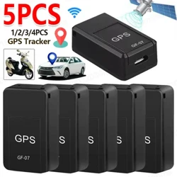 Mini GF-07 GPS Araç Takip Cihazı Gerçek Zamanlı Takip Anti-Hırsızlık Anti-kayıp Anahtar Evcil Hayvan Bulucu Güçlü Manyetik Montaj SIM Mesaj Konumlandırıcı