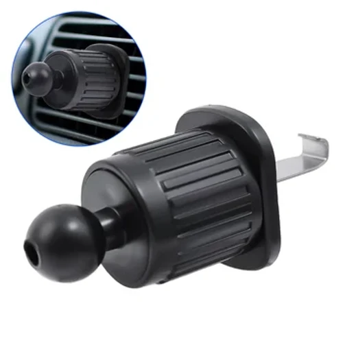 Universal Car Air Vent Clip 17mm Ball Head Base Mount Stand no kaa Mobile Phone Paʻa Ea Outlet Hook GPS Bracket Mea