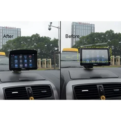 Baru 1 PC Hitam GPS Kerai Visor untuk Navigator 7 Inch GPS Mobil Profesional Sun Shade Anti Reflektif GPS Layar Visor Hood