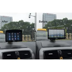 Nov 1 PC črn GPS senčnik vizir za navigator 7 palčni avto GPS profesionalni senčnik proti odsevu GPS zaslon vizir kapuca