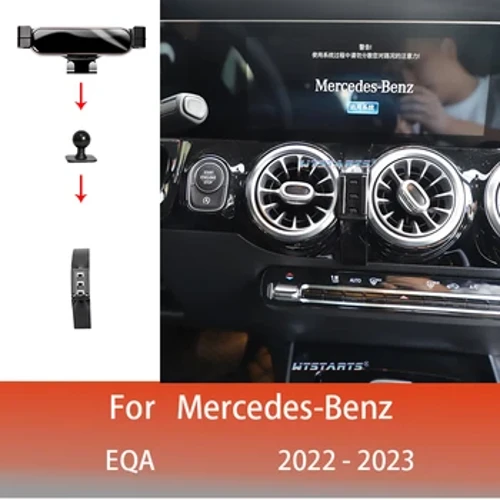 Holder ng Telepono ng Kotse Mobile Mount Stand Para sa Mercedes-Benz EQA 117 C118 2022-2023 Adjustable GPS Special Navigation Bracket Accessori