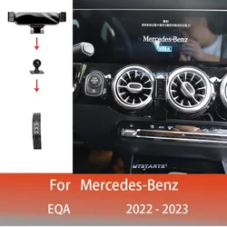 Holder ng Telepono ng Kotse Mobile Mount Stand Para sa Mercedes-Benz EQA 117 C118 2022-2023 Adjustable GPS Special Navigation Bracket Accessori