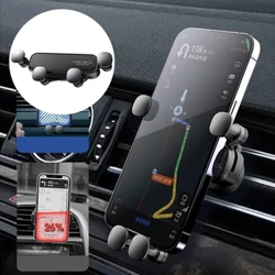 Gravity-Autotelefonhalter, Lüftungsschlitz-Clip-Halterung, mobiler Handyständer im Auto, GPS-Unterstützung für iPhone 13 12 Pro Xiaomi Samsung