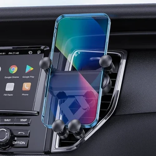 Gravity-Autohalter für Telefon, Lüftungsschlitz-Clip-Halterung, mobiler Ständer, GPS-Unterstützung für iPhone 13 12 11 Pro Max 8 Huawei Xiaomi Redmi k40