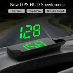 Auto-Head-Up-HD-Display, GPS-Tachometer, Geschwindigkeit, KMH, digitaler HUD-Windschutzscheibenprojektor für alle Autos, Autoelektronikzubehör