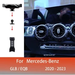 Auton matkapuhelimen pidike Mercedes Benz GLB X247 2020-2023 360 astetta pyörivälle GPS-erikoiskiinnityskannattimen lisävarusteille