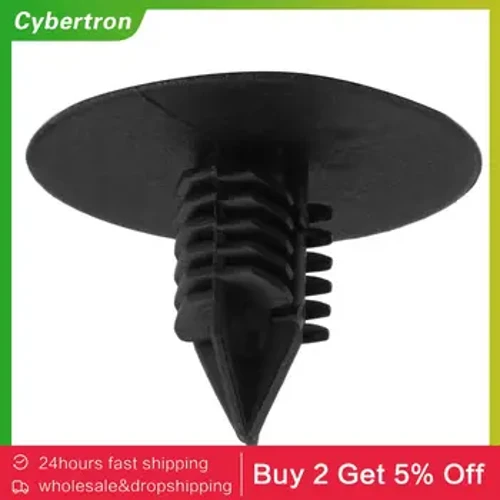 10 adet Araba Tampon Çamurluk Bağlantı Elemanları Trim Klipler 6/10mm Otomatik Raptiye Fit Delik Tekerlek Arch Astar Sıçrama Renault Clio MK2