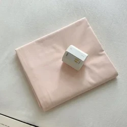 Simple Thickened Brushed Dicuci Katun Single Sheet Tiga Potong Set Jepang Warna Solid Single Sheet Asrama Siswa