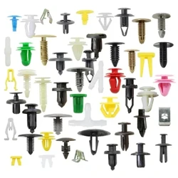 50/100 Viên Hỗn Hợp Tự Động Dây Xe Ô Tô Ốp Lưng Kẹp Giữ Dây Đinh Tán Tấm Cửa Fender Liner Phù Hợp Với Tất Cả Các Xe Ô Tô