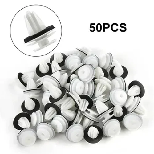 50Pcs Auto Bumper Mudguard Modurol Fastener Clip Car Affeithwyr Cyffredinol Car Tu Panel Drws Cerdyn Trim Clipiau Fastener