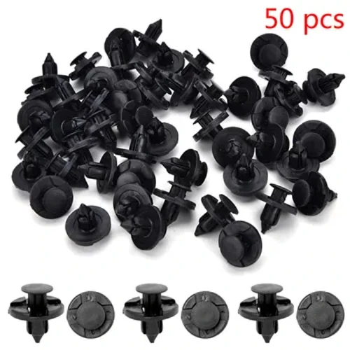 50 Cái/bộ 8 Mm Đinh Tán Giữ Xe Ô Tô Nhựa Dây Kẹp Tự Động Định Lá Đẩy Loại Sửa Kẹp Dành Cho Xe Nissan Livina TIIDA Sylphy