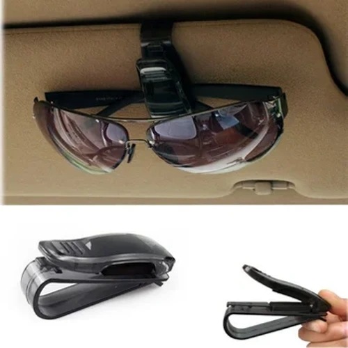 2gab Universālie Automašīnas Saulessargi Brilles Saulesbrilles Biļešu Kvīts Kartes Klips Glabāšanas Turētājs Transportlīdzeklis Automašīnas Piederumi