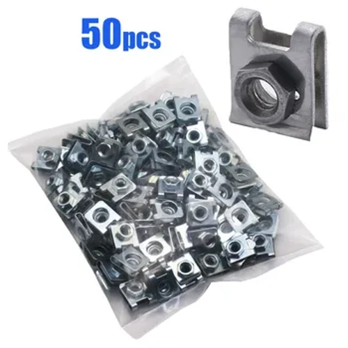 คลิปโลหะรถ U-Type Fastener สกรูฐานกันชนอัตโนมัติ Trim แผง Fastener Anti-Rust ป้องกันคลิปสกรูหัวเข็มขัด