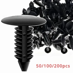 50/100/200 Pz 8mm Fissaggio automatico Foro per auto in nylon Pinze Parafango Paraurti Scudo Fermo Rivetto in plastica per GM Ford Chrysler