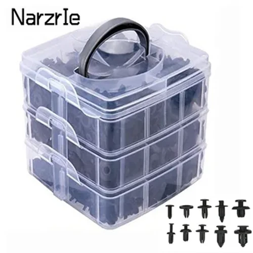 Clips de fixation mixtes pour voiture, 300/620 pièces, attaches de voiture, panneau de garniture de porte, Rivet de retenue pour pare-chocs automobile, Clip de retenue pour couvercle de moteur, Clip de garde-boue