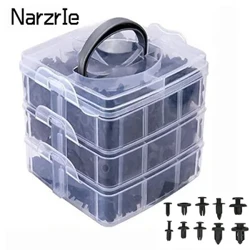 300/620 Chiếc Xe Dây Kẹp Hỗn Hợp Xe Khóa Cửa Viền Bảng Điều Khiển Tự Động Ốp Lưng Đinh Tán Người Giữ Đẩy Nắp Động Cơ fender Kẹp