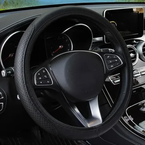 37-39cm Uhi huila hoʻokele kaʻa Skidproof Auto Steering- Uhi huila Anti-Slip Embossing ʻili kaʻa-styling kaʻa mea pono.