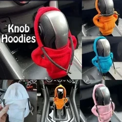 1 pz Felpe con cappuccio moda Copri pomello cambio auto Maniglia manuale Decorazione cambio con cappuccio Coperture con cappuccio Accessori interni auto automatici