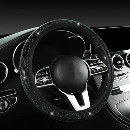 Poťah na volant do auta elastický Bez vnútorného krúžku Úplný malý Univerzálny poťah na volant do auta Four Seasons Cloth