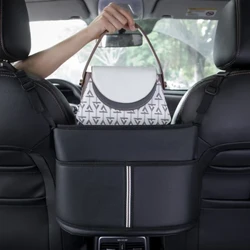 Ghế Ngồi Ô Tô Giữa Móc Treo Túi Bảo Quản Túi Xách Da Giá Đỡ Khăn Giấy Cốc Nước Túi Stowing Tidying Phụ Kiện Nội Thất Ô Tô