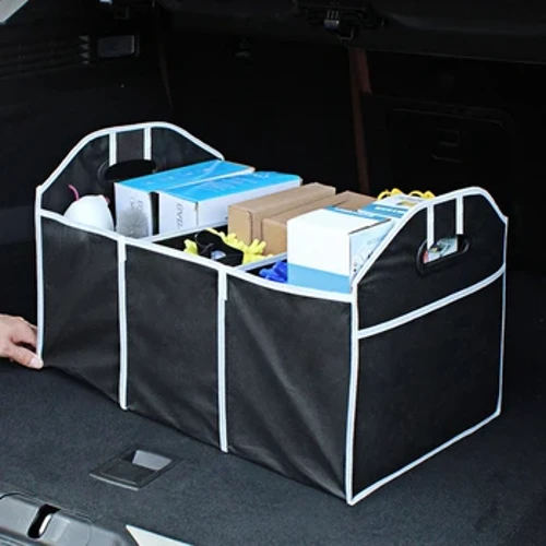 Kaʻa Multi-Pocket Trunk Organizer Nui Hikina Peʻe Peʻe Waihona ʻEke ʻO ke Kuʻi a me ka Hoʻomaʻemaʻe ʻana i ke Kaʻa Mea Hoʻonohonoho Kaʻa