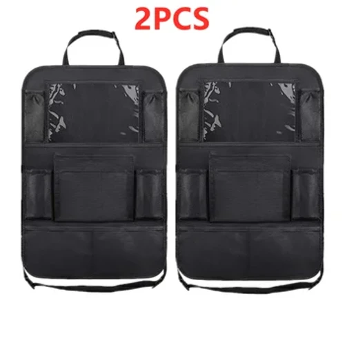 Prevenirea lovirilor Organizator universal pentru spate pentru scaunul auto Geantă de depozitare cu buzunare multiple Suport tabletă Accesorii interioare pentru autovehicule Stocare