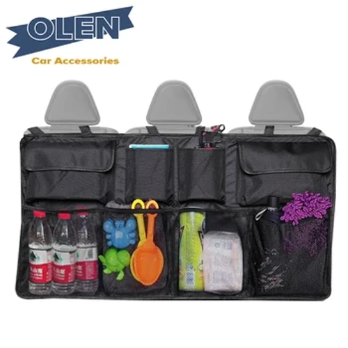 Organisateur de dossier de siège arrière de voiture, filet de coffre automatique, filet de rangement de fret en maille pour SUV, rangement universel de dossier de siège, accessoires d'intérieur