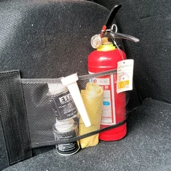Car Back Rear Trunk Storage Net Seat Back Bag Elastic Storage Bag Pocket Trunk Seat Elastic Organizer para sa Pag-iimbak ng Kotse