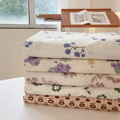 Draps en coton Jacquard aérobique, Simple et épais, pour dortoir d'étudiants, produit unique, couette de couleur unie, ensemble de trois pièces