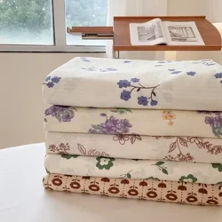 Aerobic Jacquard Cotton Sheets Einfache Verdickte Studente-Schlofkummer Single Product Single Solid Color Quilt Dräi-Stéck Set