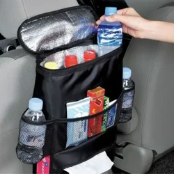 Isihlalo Semoto Emuva I-Multi-Pocket Ice Pack Isikhwama Isikhwama Esilengayo Isihleli Seqoqo Lokuqoqa Ibhokisi Lemoto Izesekeli Zangaphakathi Izesekeli Okumnyama Ukuqoqa Ukuqoqa