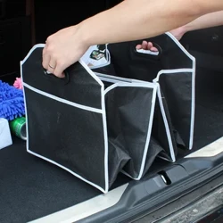 Auto Multi-Pocket Trunk Organizer Grote capaciteit Opvouwbare opbergtas Kofferbak Opbergen en opruimen Kofferbak Organizer Auto-accessoires